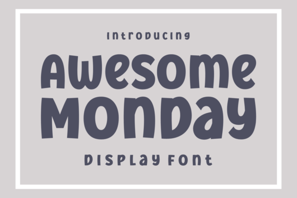 Awesome Monday: A Display Font That Makes Handmade Products Shine