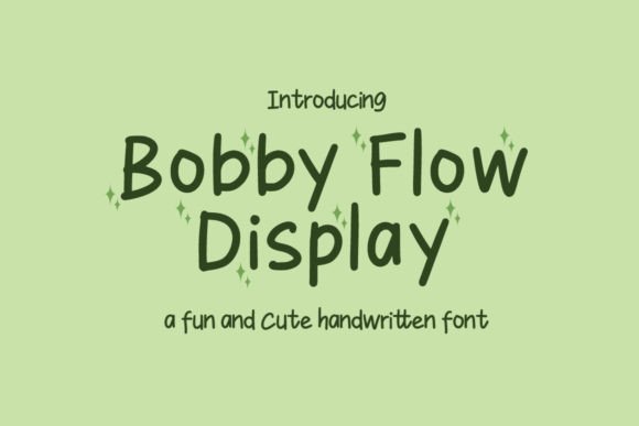 Bobby Flow Display: A Bold, Clear Font for Campaign Headlines