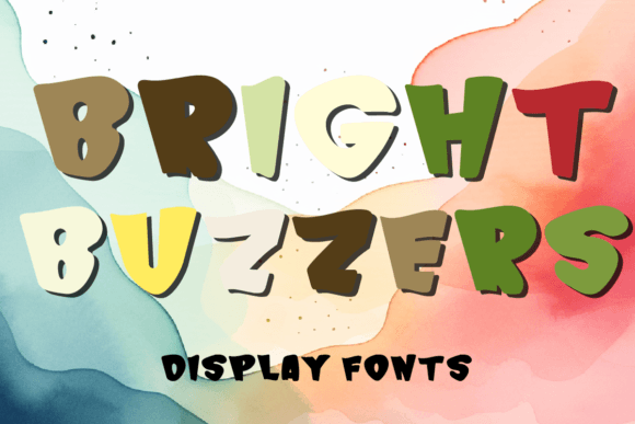 Bright Buzzers: A Display Font That Makes Your Brand Pop