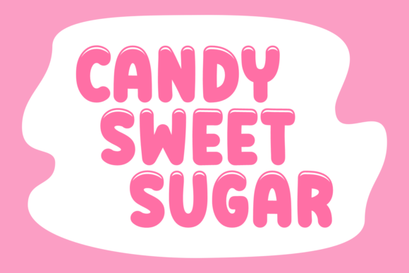 Candy Sweet Sugar: A Playful Display Font for Editorial Charm
