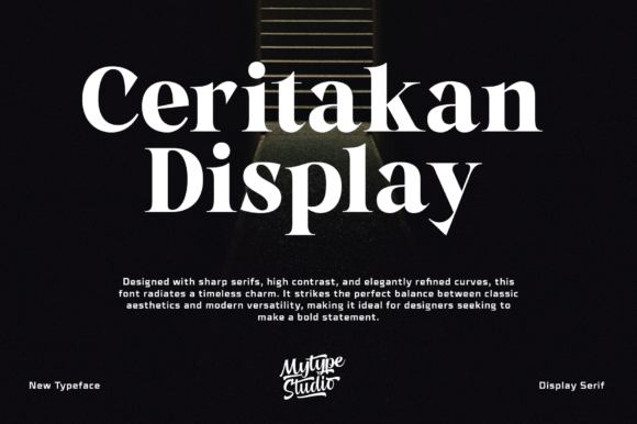 Ceritakan Display: A Sharp, Timeless Display Font for Brand Identity