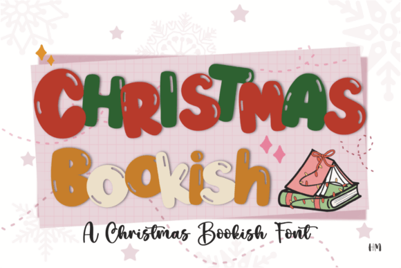 Christmas Bookish: A Festive Display Font for Marketers