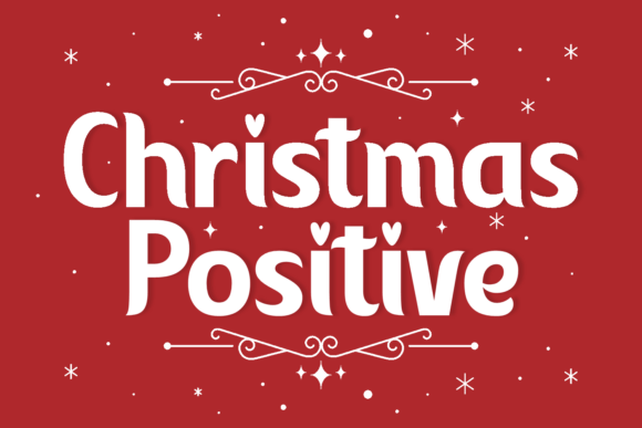 Christmas Positive: A Display Font That Brings Warmth to Brand Identity