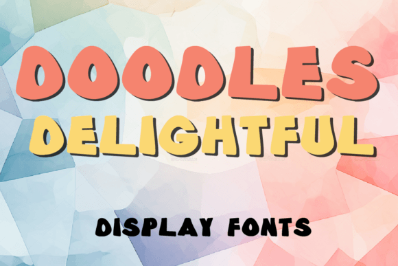 Delightful Doodles: A Playful Display Font for Small Business Branding