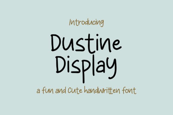 Dustine Display: A Warm, Confident Display Font for Real Branding