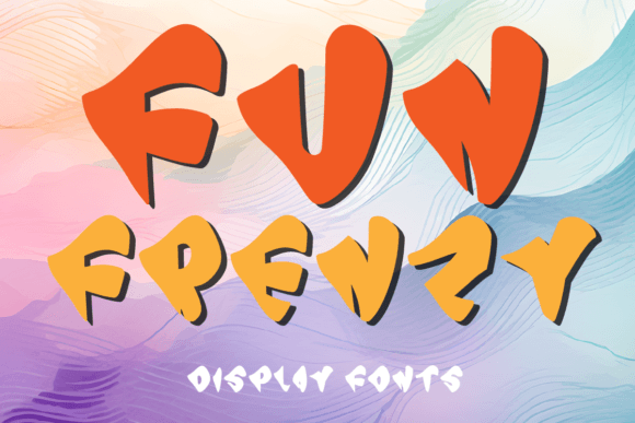 Fun Frenzy: A Playful Display Font for Handmade Labels & Printables