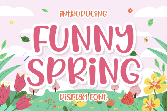 Funny Spring: A Playful Display Font for Handmade Brands
