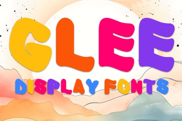 Glee Font: A Playful Display Typeface for Memorable Branding