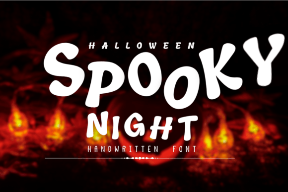 Halloween Spooky Night: A Display Font for Bold Digital Moments