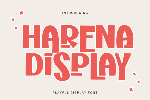 Harena: A Playful Display Font for Editorial Charm