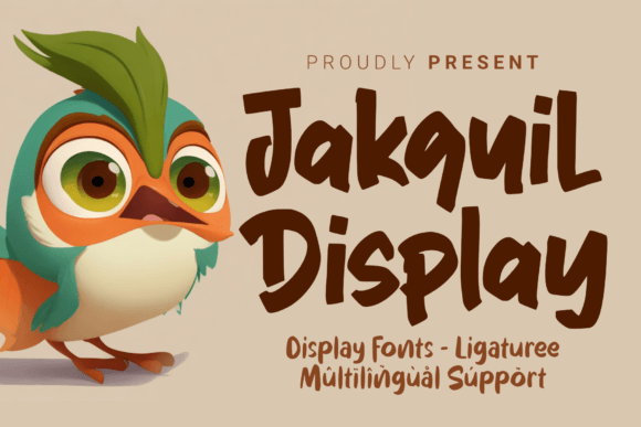Jackquil Display: A Playful Typeface for Joyful Editorial Moments
