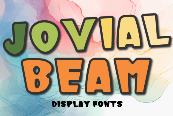 Jovial Beam: A Warm, Friendly Display Font for Digital Brands