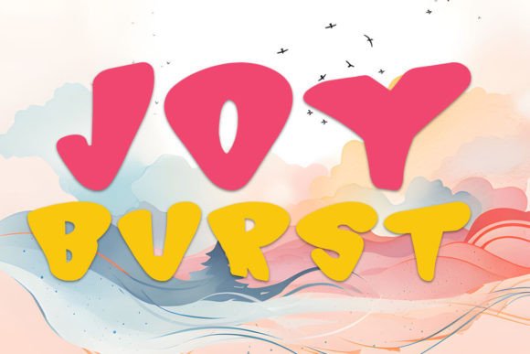 Joy Burst Display Font for Small Business Branding