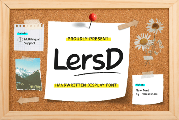 Lersd: A Bold Sans Serif Typeface for Editorial Impact