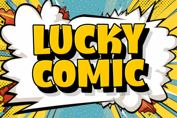 Lucky Comic: A Playful Display Font for Handmade Charm