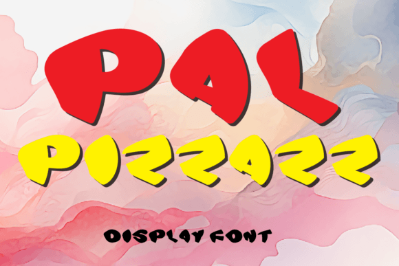 Pal Pizzazz: A Vibrant Display Font for Handmade Labels & Printables