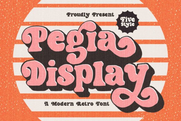 Pegia Display: A Joyful, Quirky Typeface for Branding That Stands Out