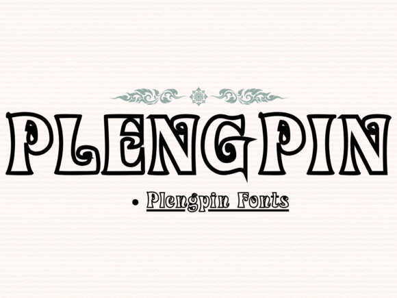 Plengpin: A Whimsical Display Font That Delivers Charm