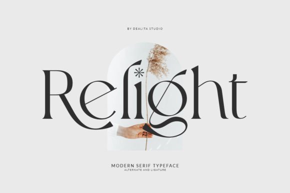 Relight: A Modern Serif Font for Editorial Elegance