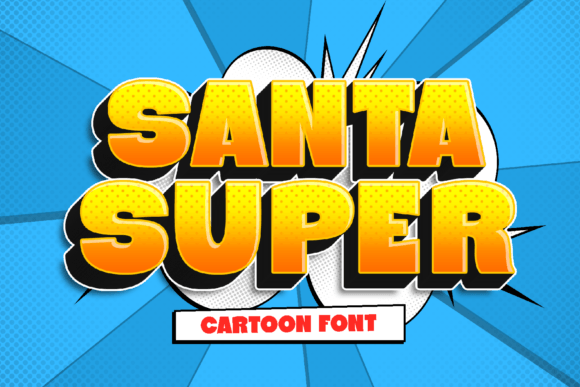 Santa Super: A Bold Display Font That Makes Your Brand Pop