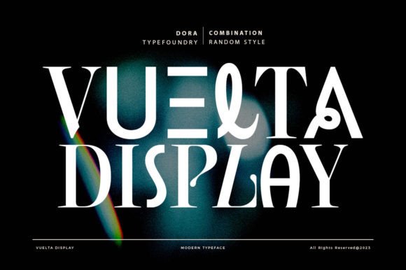 Vuelta Display: A Thoughtful Typeface for Editorial Moments