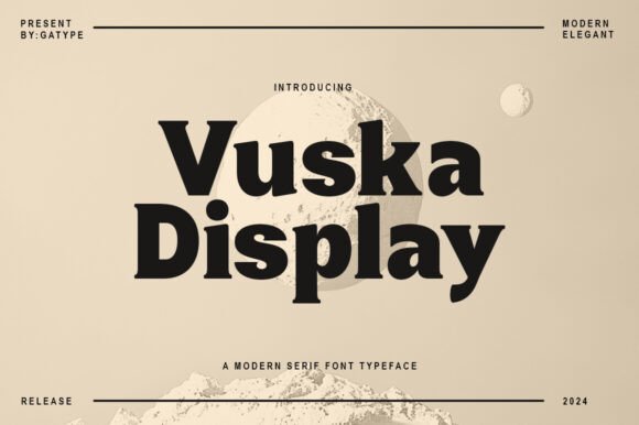 Vuska Display: A Thoughtful Typeface for Editorial Calm