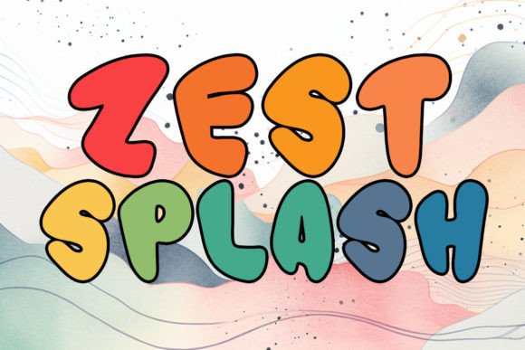 Zest Splash: A Display Font That Makes Your Headlines Pop